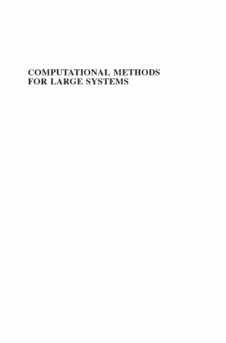 خرید و دانلود نسخه کامل کتاب Computational Methods for Large Systems: Electronic Structure Approaches for Biotechnology and Nanotechnology