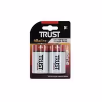 باتری D تراست مدل Alkaline بسته 2 عددیTRUST