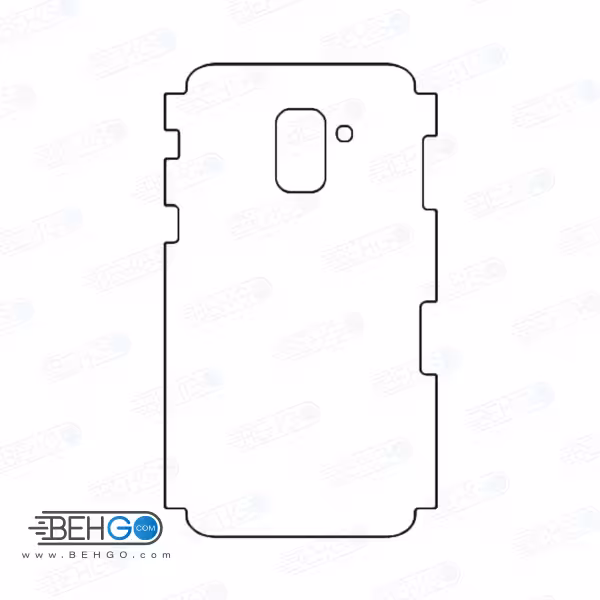 برچسب پشت a8 2018 سامسونگ محافظ پشت رنگی و اکلیلی گوشی Samsung Galaxy A8 2018 Back Protector