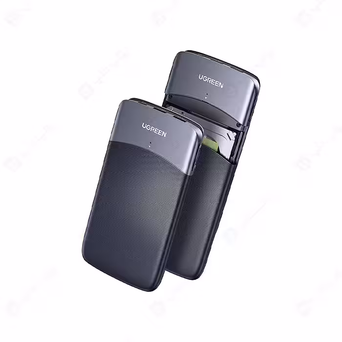 باکس هارد 2.5 اینچ USB-C 3.1 همراه درگاه کارت حافظه و هاب یوگرین مدل 60620 CM529