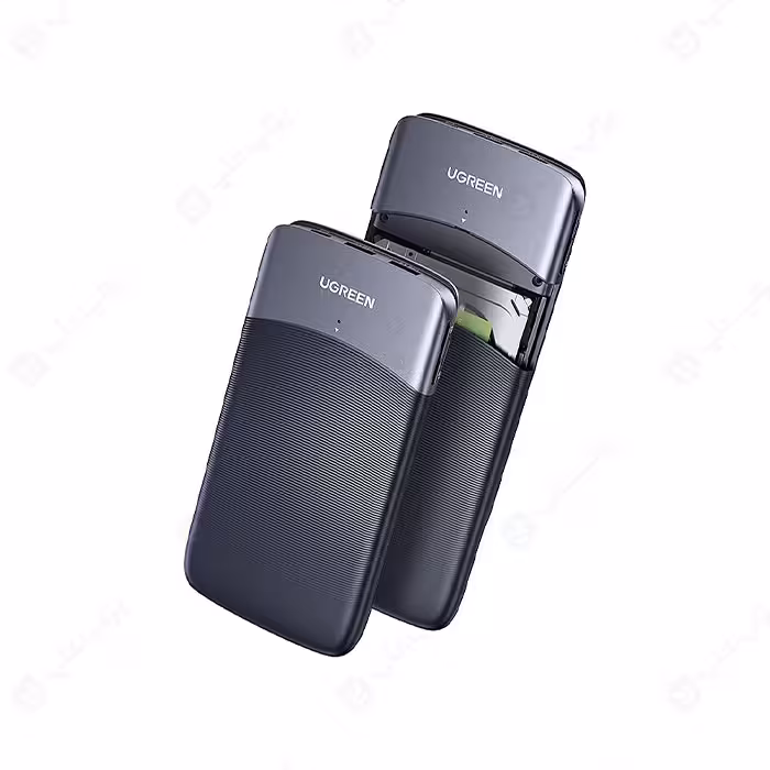 باکس هارد 2.5 اینچ USB-C 3.1 همراه درگاه کارت حافظه و هاب یوگرین مدل 60620 CM529