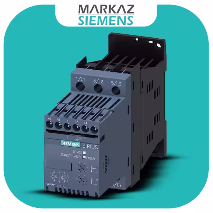 3RW3018-1BB14 سافت استارتر آنالوگ زیمنس 7.5 کیلووات 3RW30