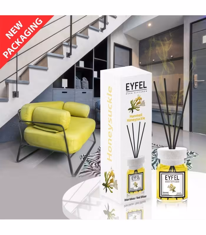 خوشبو کننده هوا EYFEL ایفل رایحه هانیملی Honeysuckle – حجم 120 میلی لیتر اصل ترکیه(original)