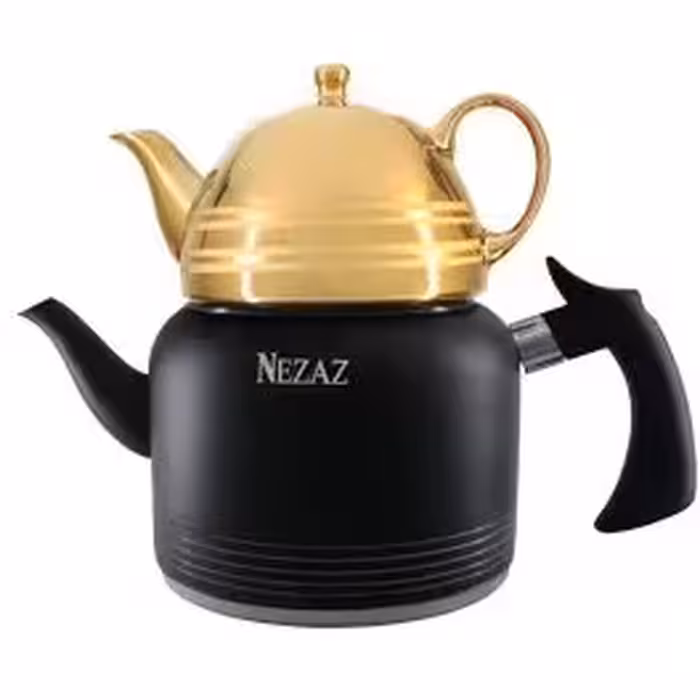 کتری و قوری 2/5 لیتر برند نزاز NEZAZ مدل 2407_مشکی