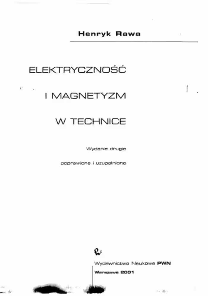 خرید و دانلود نسخه کامل کتاب Elektryczność i Magnetyzm w Technice