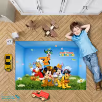 فرشینه اتاق کودک طرح میکی موس کد A880