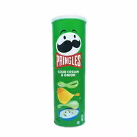 چیپس پیاز و خامه ترش پرینگلز Pringles مدل Sour Cream & Onion حجم 165 گرم