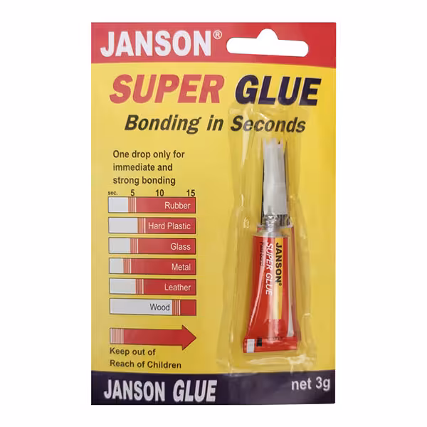 چسب قطره ای جانسون مدل آلفا حجم 3 میلی لیتر