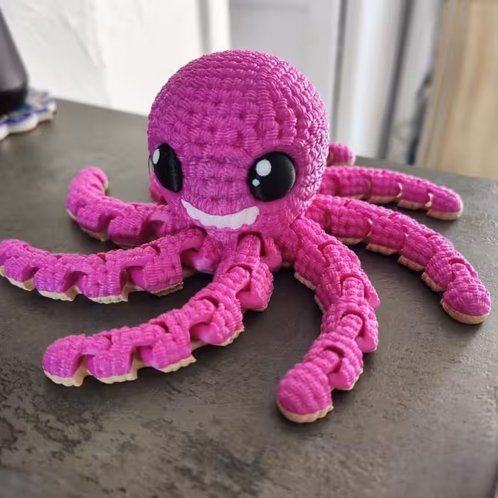 مدل سه بعدی اختاپوس بافتی (stl)