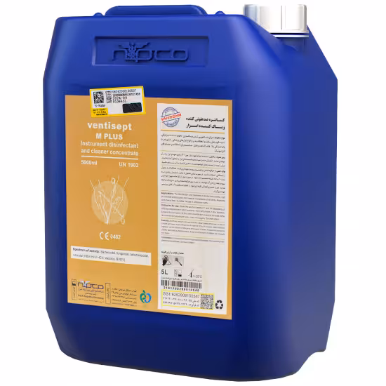 کنسانتره ضدعفونی و پاک کننده ابزار پنج لیتری ونتی سپت ام پلاس