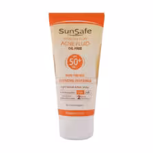 فلوئید ضد آفتاب فاقد چربی SPF50 سان سیف SUN SAFE ACNE SPF50 SUNBLOCK FLUID