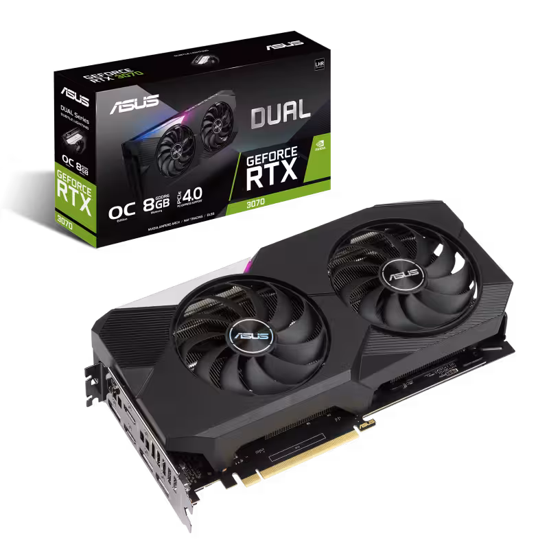 کارت گرافیک  ایسوس مدل KO-RTX3070-O8G-V2-GAMING حافظه 8 گیگابایت