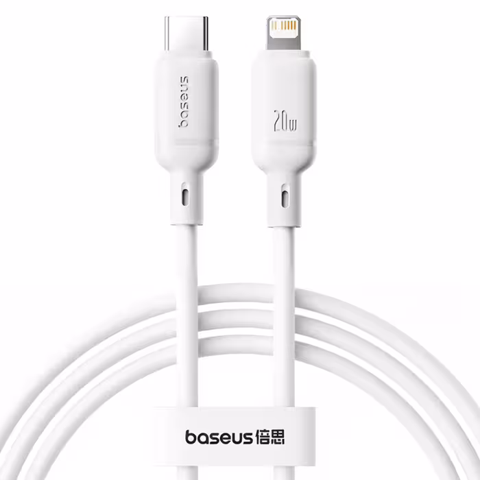 کابل تبدیل تایپ سی به لایتنینگ بیسوس مدل CB000116 با توان 20 وات و طول 2 متر