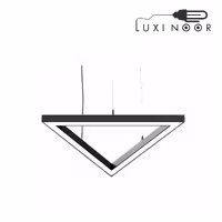 لوستر لاینر مثلث آویز مدرن 150w آقای نور مدل MR1