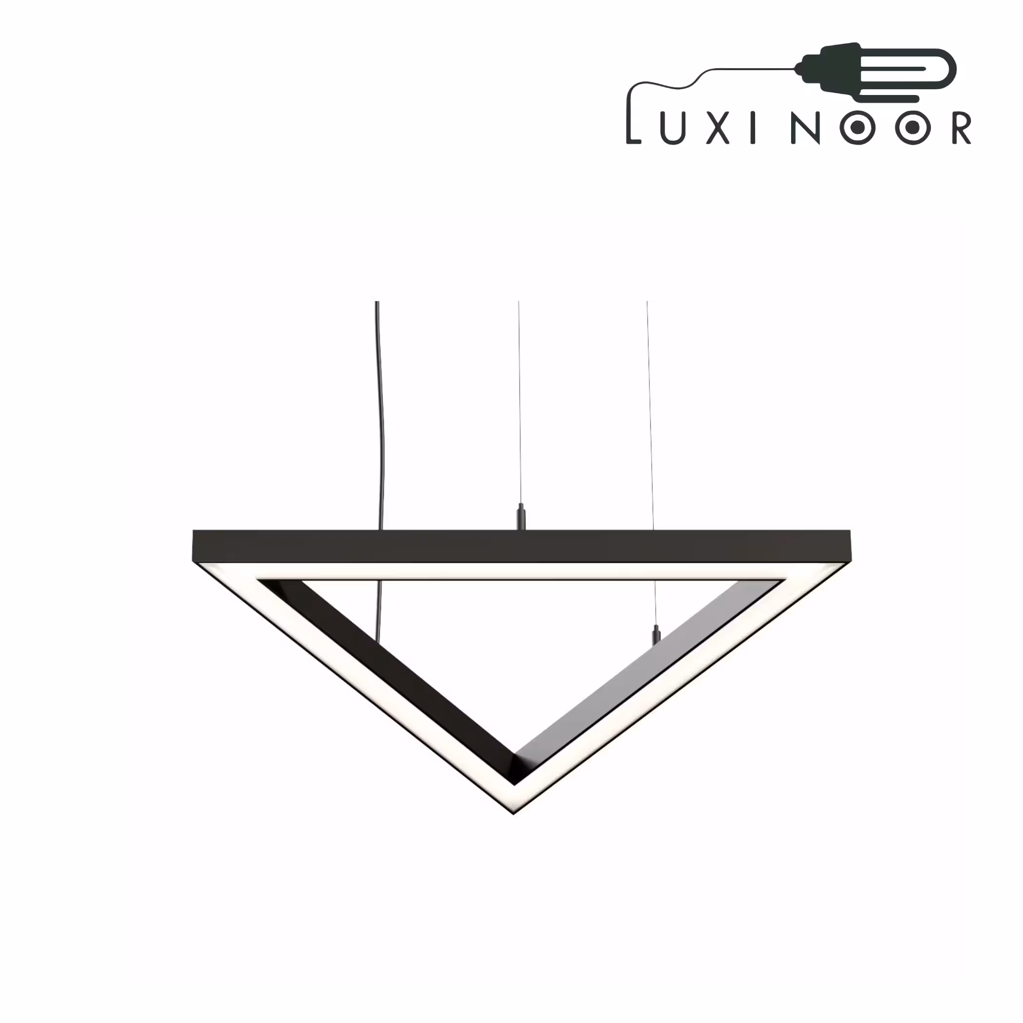 لوستر لاینر مثلث آویز مدرن 150w آقای نور مدل MR1