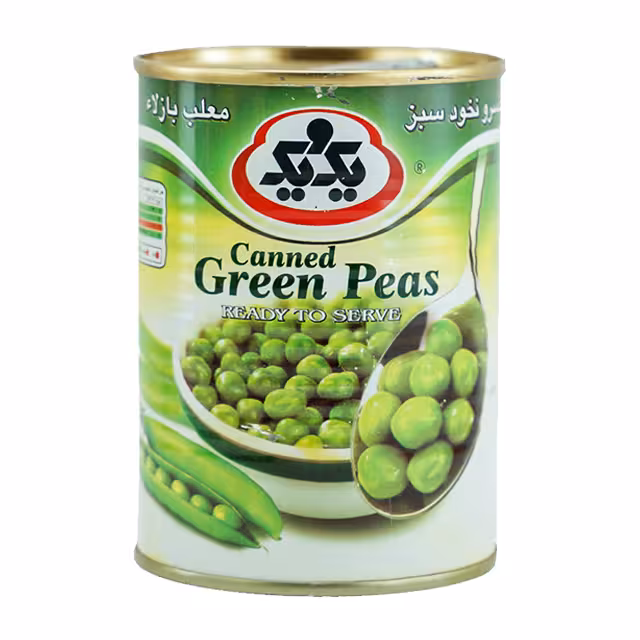 کنسرو نخود سبز فرنگی یک و یک 420 گرمی