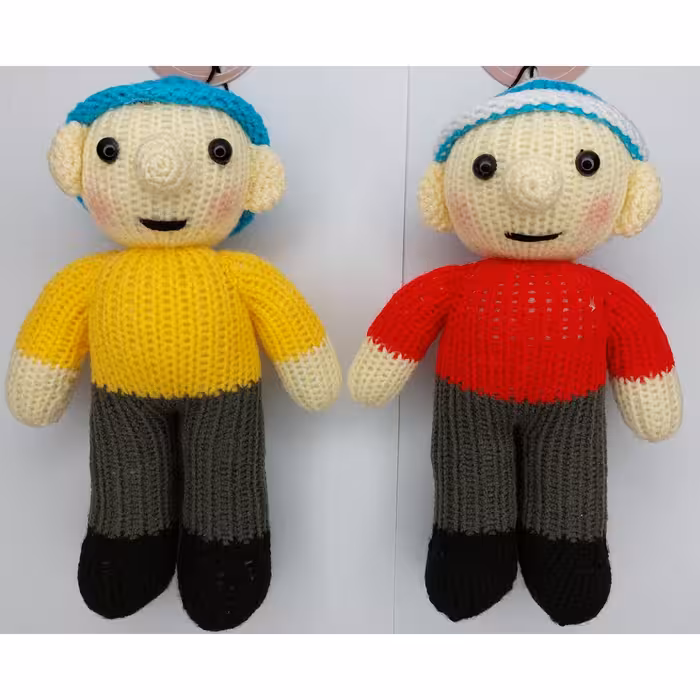 عروسک بافتنی مدل A21 مجموعه دو عددی