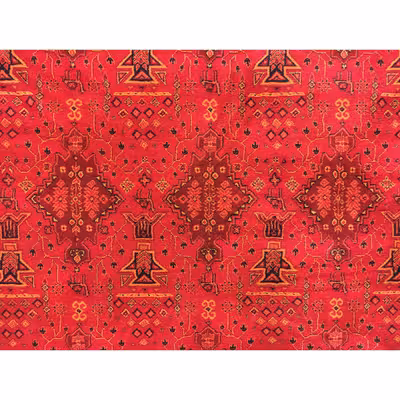 فرش ماشینی زمرد مشهد مدل کهنه نما زمینه لاکی