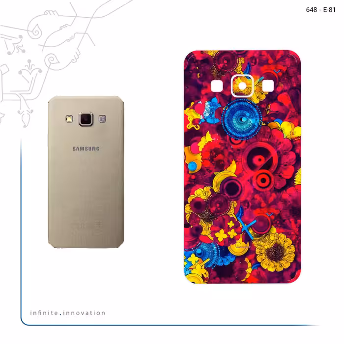 برچسب پوششی ماهوت مدل Vector Flower Garden Digital Art مناسب برای گوشی موبایل سامسونگ Galaxy A3