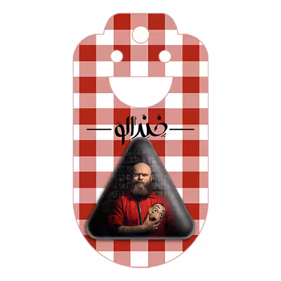 پیکسل خندالو طرح هلسینکی سریال Money Heist مدل مثلثی کد 3224