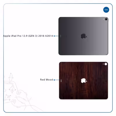 برچسب پوششی ماهوت مدل Red-Wood مناسب برای تبلت اپل iPad Pro 12.9 (GEN 3) 2018 A2014