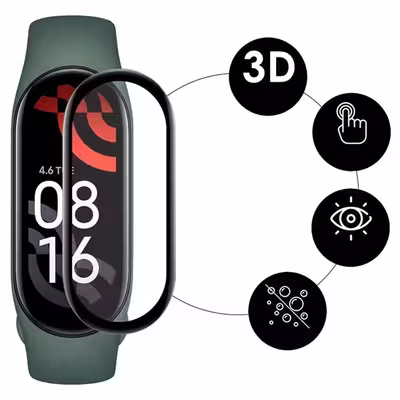 محافظ صفحه نمایش لاین مدل RT007 مناسب برای ساعت هوشمند شیایومی Mi Band 7 بسته سه عددی