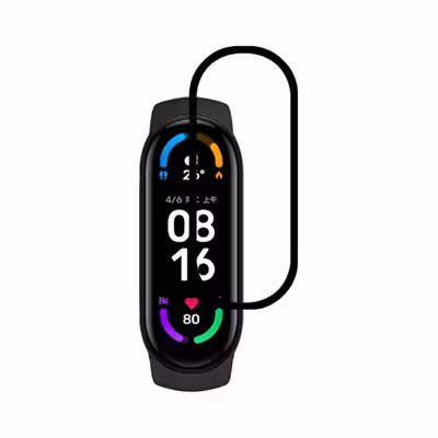 محافظ صفحه نمایش وایت ولف مدل W-PWM مناسب برای ساعت هوشمند شیائومی Mi Band 6