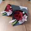 گل مصنوعی مدل گیفت گل پیونی بسته 2 عددی