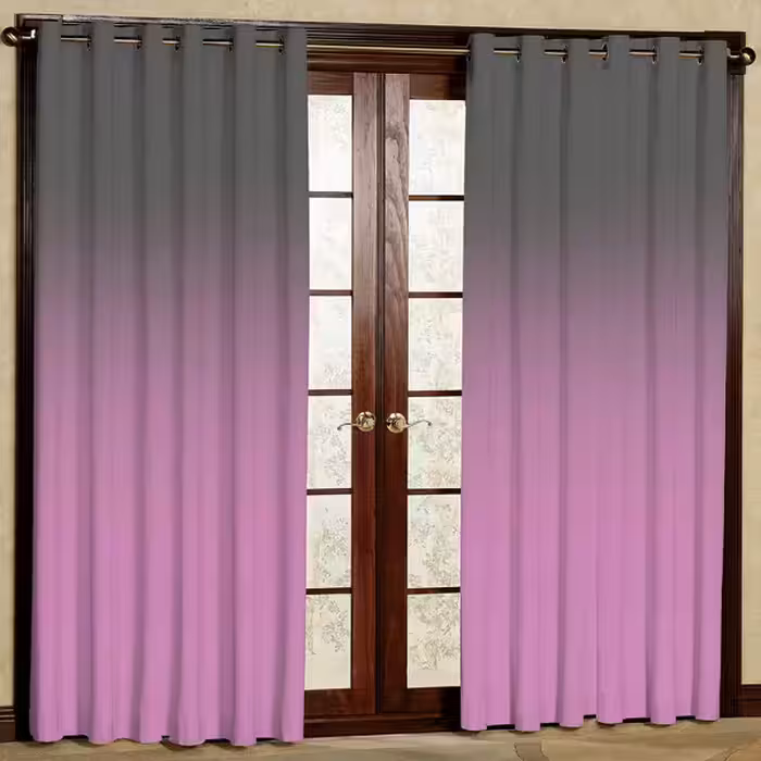 پرده مدل رنگی  هازان پانچی کد 1 سایز 280x140 سانتی متر