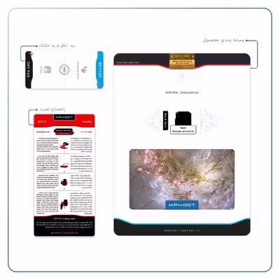 برچسب پوششی ماهوت مدل Universe-by-NASA-5 مناسب برای تبلت اپل iPad mini 2012 A1432