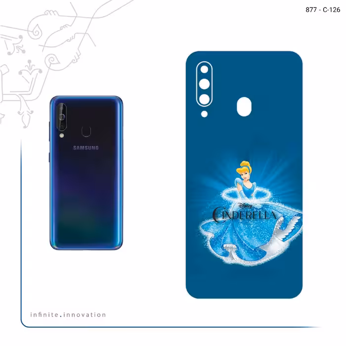 برچسب پوششی ماهوت مدل Cinderella مناسب برای گوشی موبایل سامسونگ Galaxy A60
