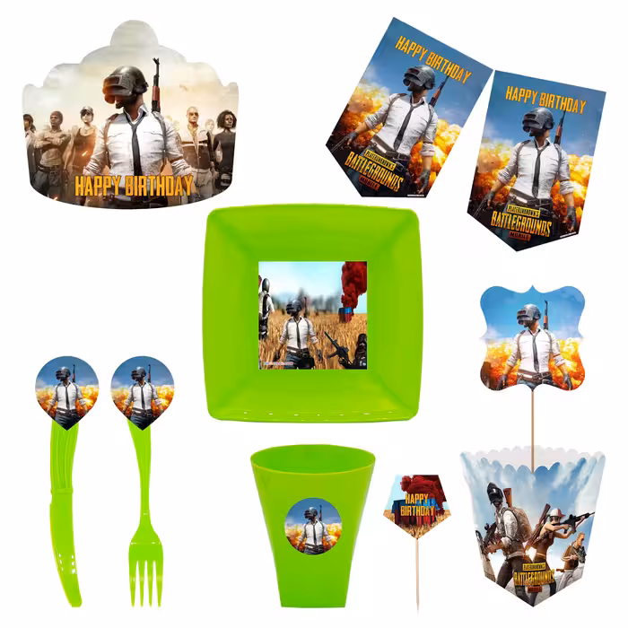  مجموعه 72 عددی تم تولد طرح پابجی