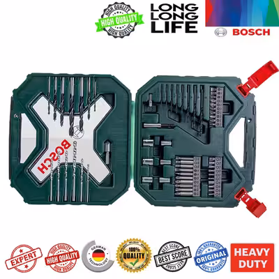 مته و سرپیچ گوشتی بوش مدل X line 60 - 2607010611 مجموعه 60 عددی