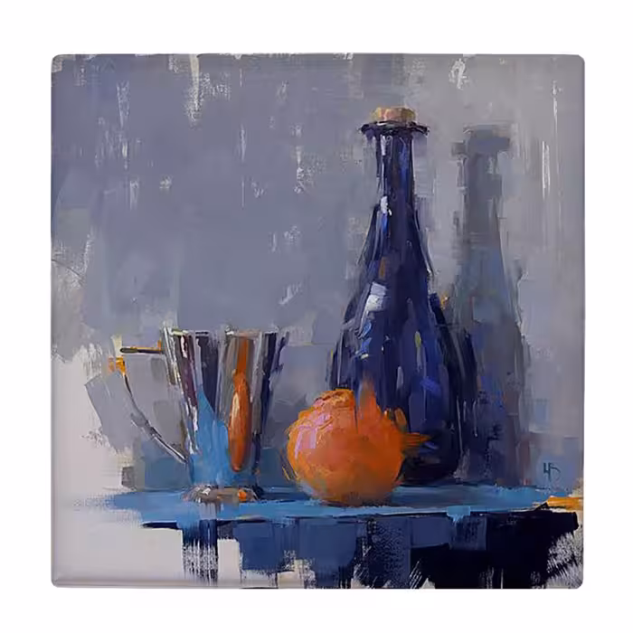 زیر لیوانی  طرح نقاشی پارچ و کوزه کد    6229687_5840