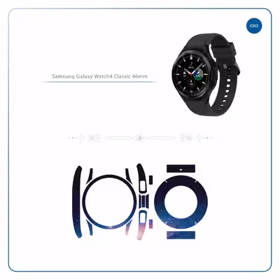 برچسب ماهوت طرح Universe by NASA 4 مناسب برای ساعت هوشمند سامسونگ Watch4 Classic 46mm
