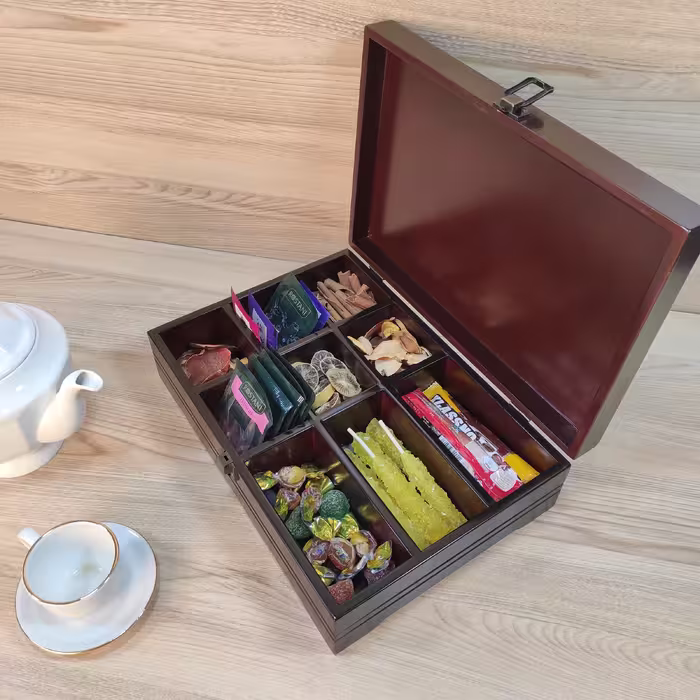 جعبه چای کیسه ای مدل یاس کد 28002