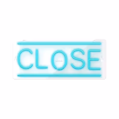 چراغ دیواری نئون دیزاین طرح Close_TBL