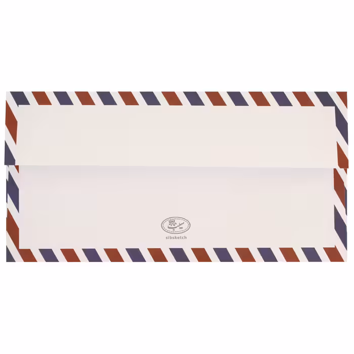پاکت انتشارات سیبان مدل Post Office بسته 10 عددی