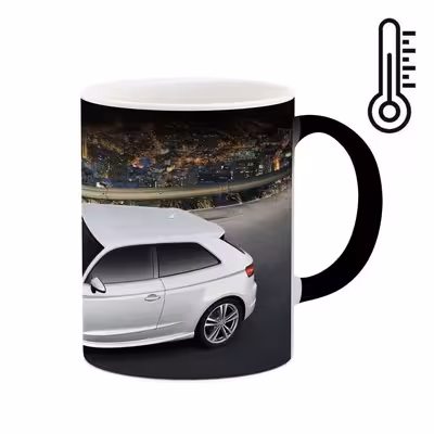 ماگ حرارتی طرح ماشین Audi A3 مدل mgph15167