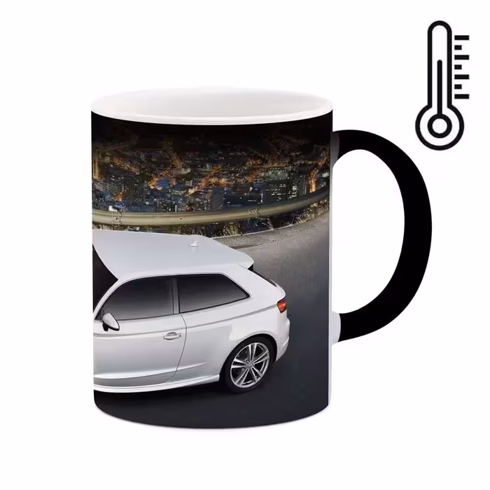 ماگ حرارتی طرح ماشین Audi A3 مدل mgph15167