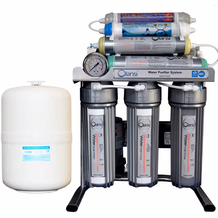 دستگاه تصفیه کننده آب اولانسی مدل CHROME A1035 به همراه فیلتر کد 01 مجموعه 4 عددی