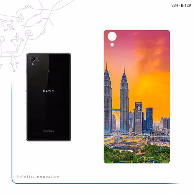 برچسب پوششی ماهوت مدل City of Kuala Lumpur مناسب برای گوشی موبایل سونی Xperia Z1