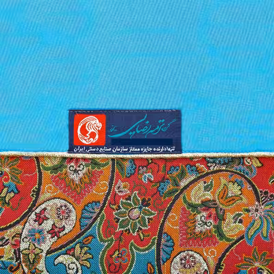 رومیزی ترمه رضایی طرح آسمان مدل مربع