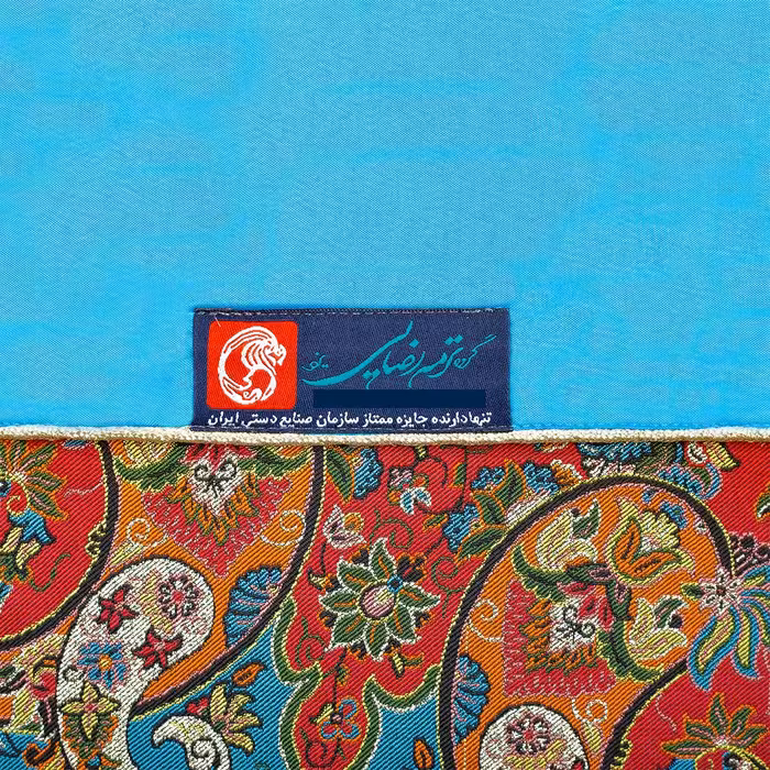 رومیزی ترمه رضایی طرح آسمان مدل مربع