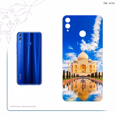 برچسب پوششی ماهوت مدل The Taj Mahal مناسب برای گوشی موبایل آنر 8X