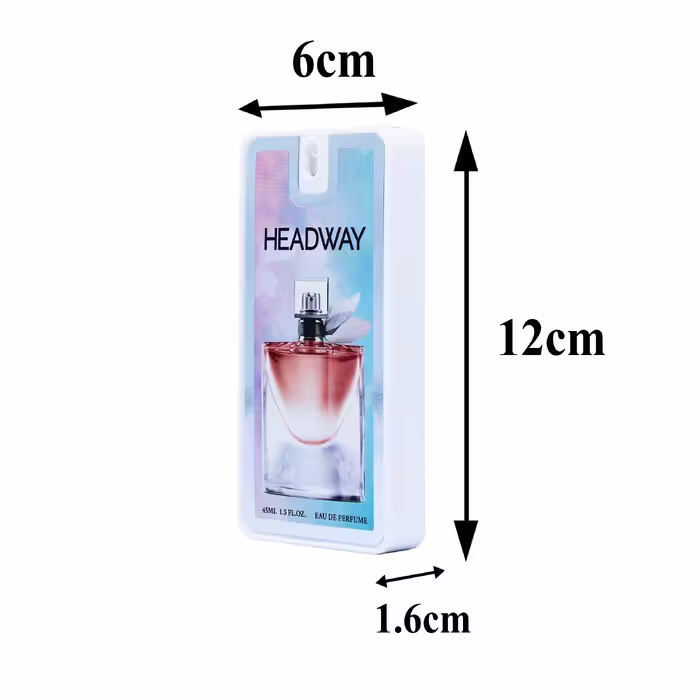 عطر جیبی زنانه هدوی مدل لانکوم لاویه است بل و ورساچه برایت کریستال حجم 45 میلی لیتر مجموعه 2 عددی