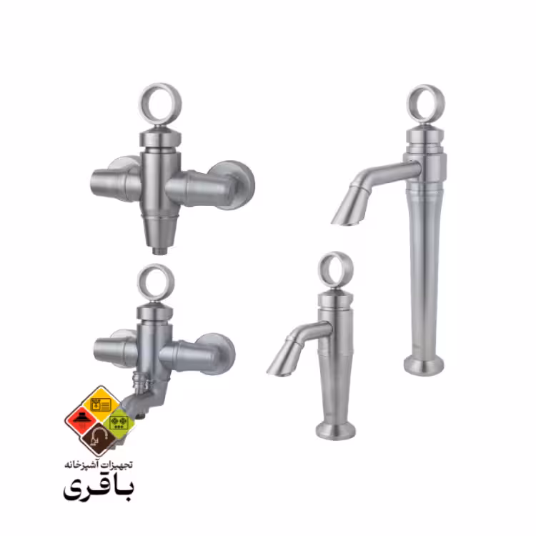 ست شیرآلات راسان مدل آنیتا کروم مات