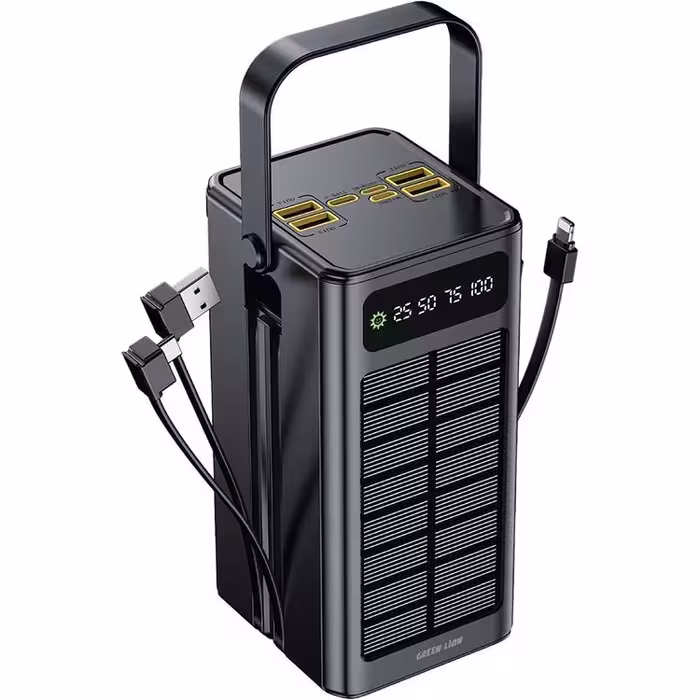 پاور بانک گرین لاین مدل Solar X ظرفیت 60000 میلی آمپر ساعت (تک/عمده)