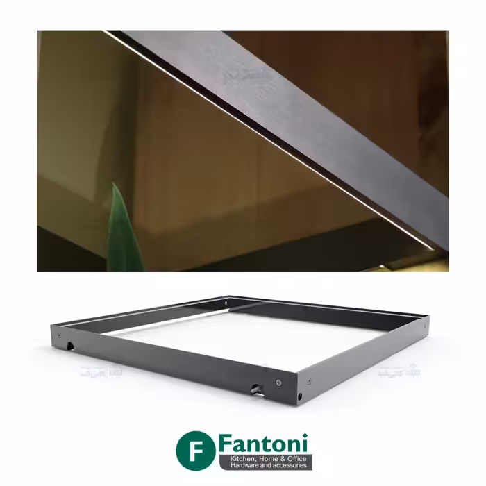 چراغ LED شلف شیشه ای عمق 520mm سایز 60 تا 120 فانتونی N633 تا N635