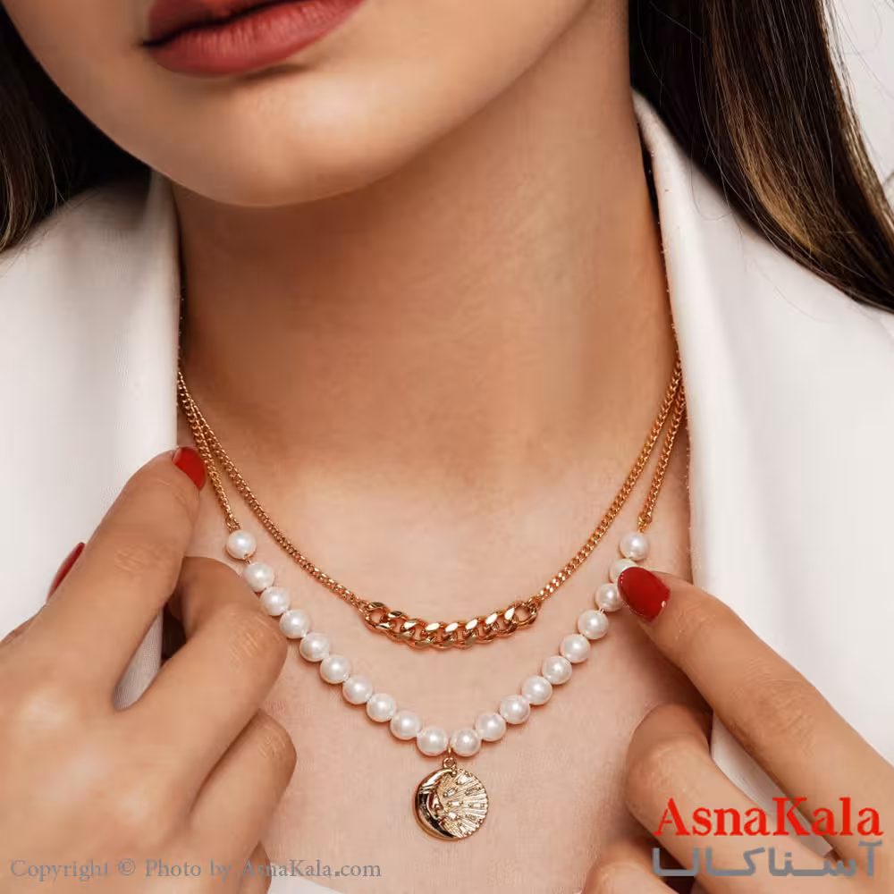 گردنبند مروارید ژوپینگ Xuping Necklace Pearl کد GNB16171W